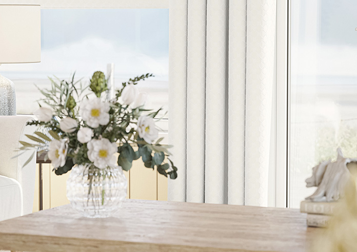 Galactica, Bone White - Made to Measure Curtains - Image 5